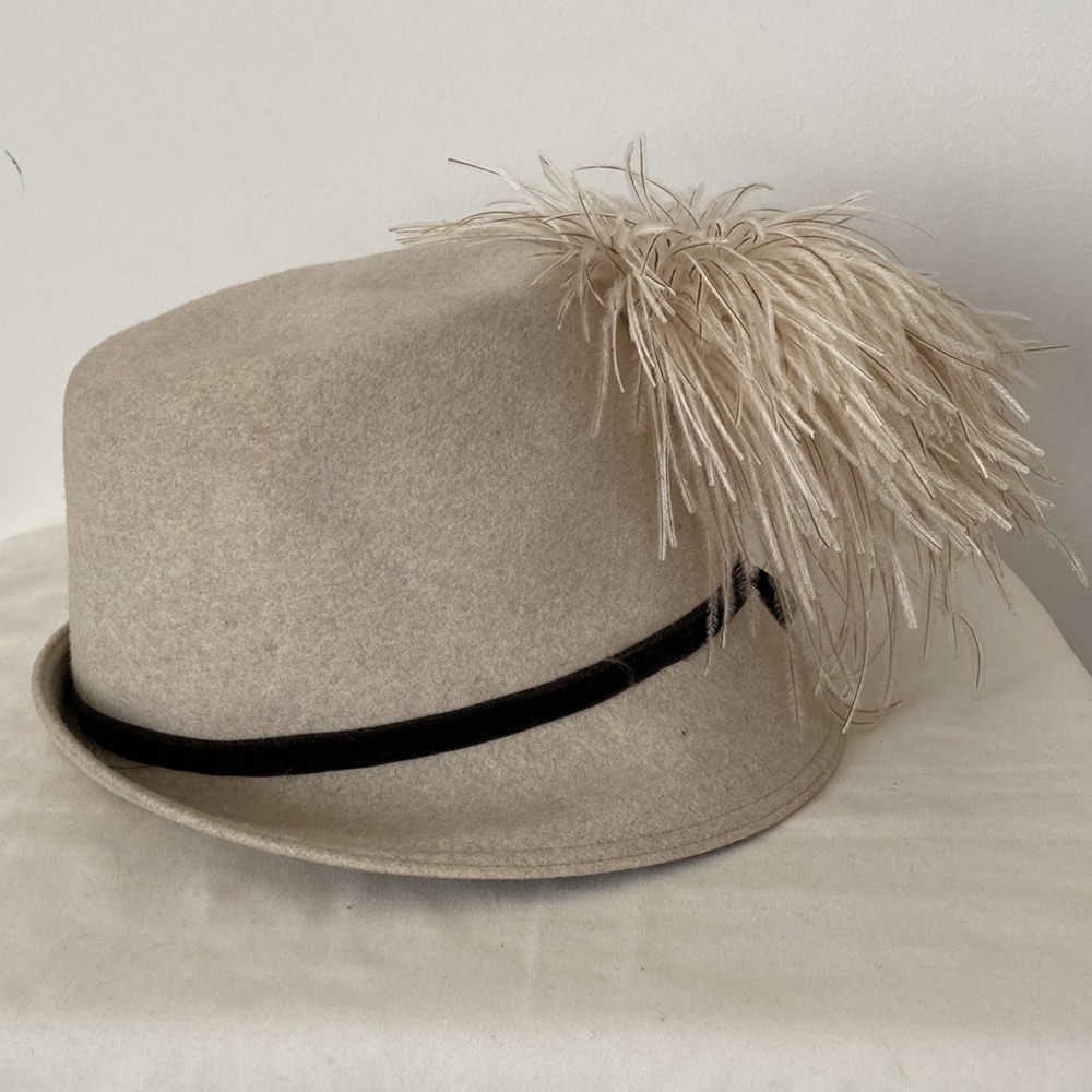 Enid Lee Vintage Wool Felt Hat May Co. Hatbox
